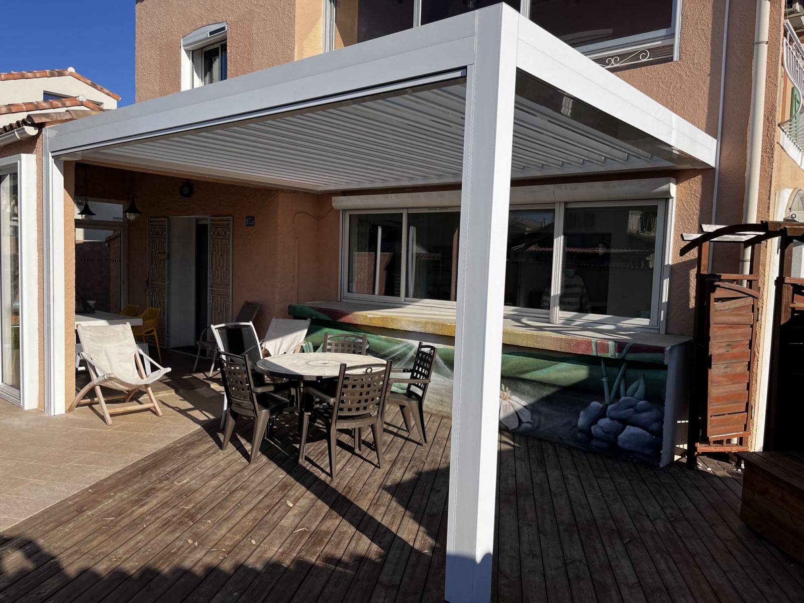 Pergola bioclimatique Marquise à Lattes proche Montpellier