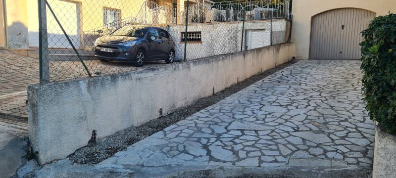 avant: le grillage fer