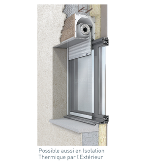 Visio Moustiquaire dans un coffre tunnel en construction neuve