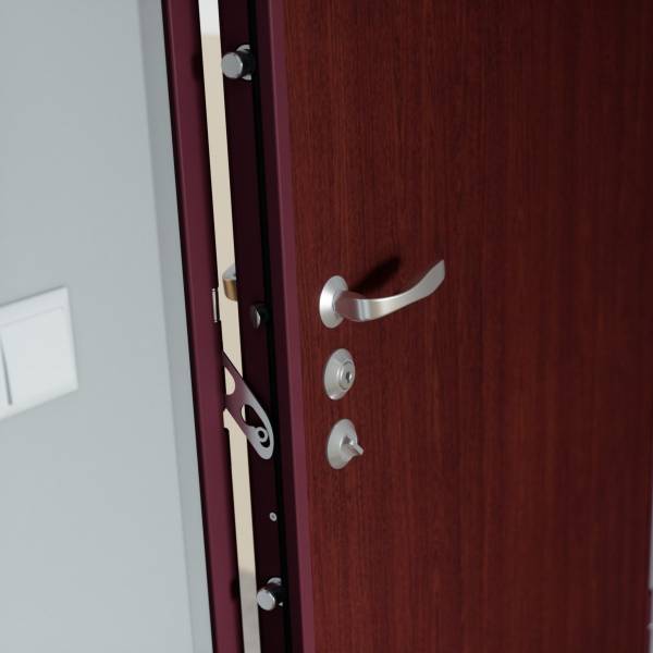 Entrebâilleur décondamnable sur Porte blindée sur mesure Diamant 10 Picard Serrures à Montpellier