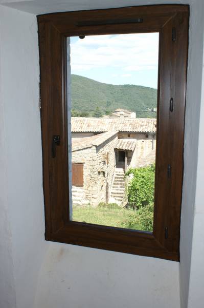 Fenêtre PVC Acajou 1 vantail sur Notre Dame de Londres