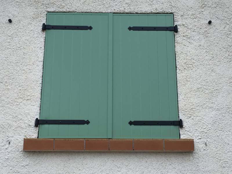 Volet battant 2 vantaux position fermé