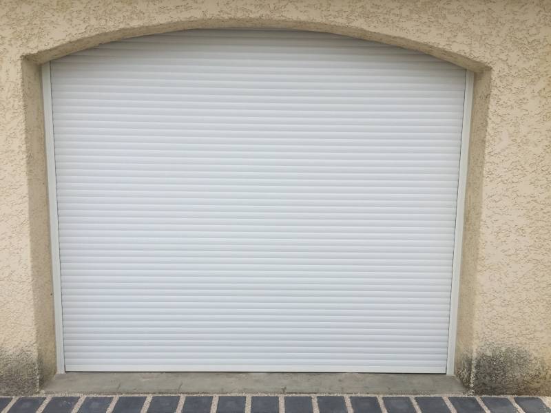 Remplacement d'une porte garage par une baie coulissante aluminium et bloc baie à Castries