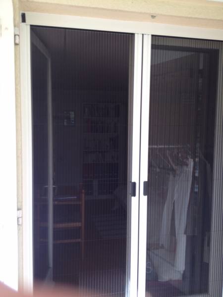 Moustiquaire plissée