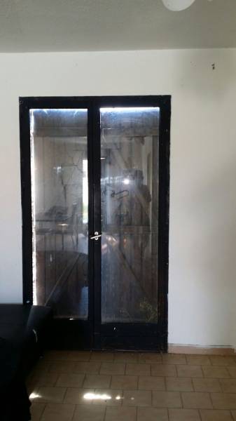 Porte fenêtre d'origine avant pose de baie à galandage