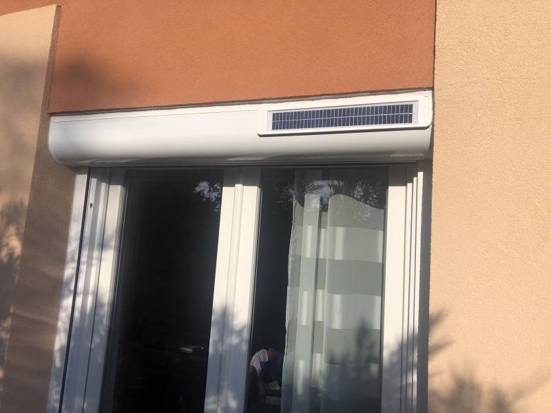 Volet roulant parfaitement adapté à la baie