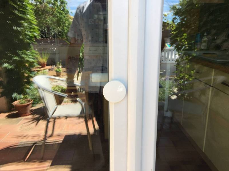 Détail, poignée de tirage extérieur