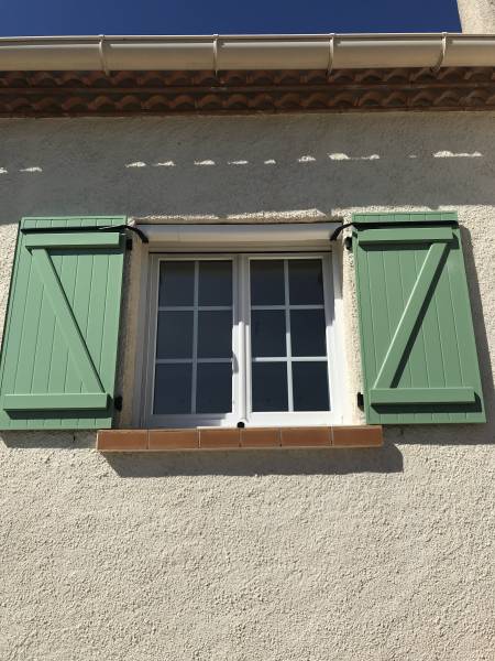 Volet battant 2 vantaux motorisé