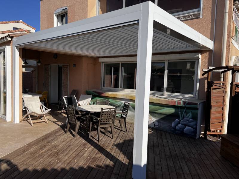 Pergola bioclimatique Marquise à Lattes proche Montpellier