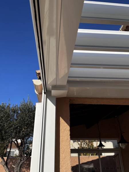 Pergola bioclimatique Marquise à Lattes proche Montpellier