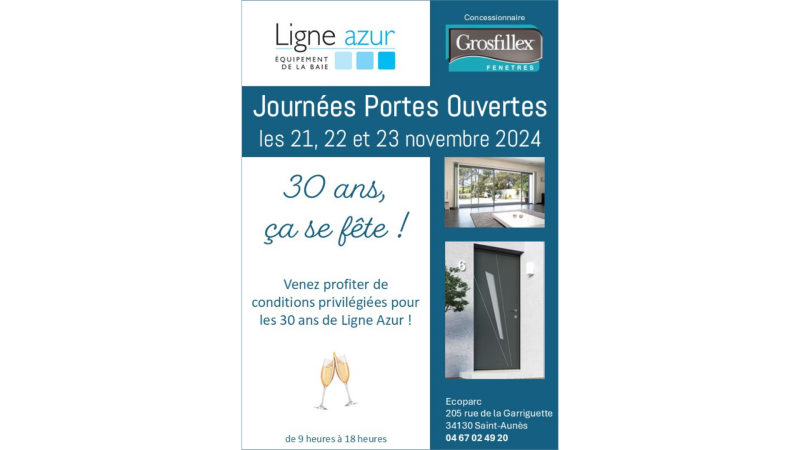 Journées Portes Ouvertes les 21, 22 et 23 novembre 2024