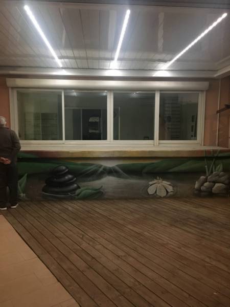 Eclairage LED intégré sur Pergola bioclimatique Marquise à Lattes proche Montpellier