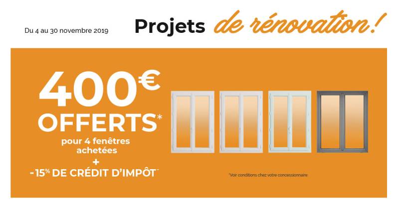 Projets de rénovation