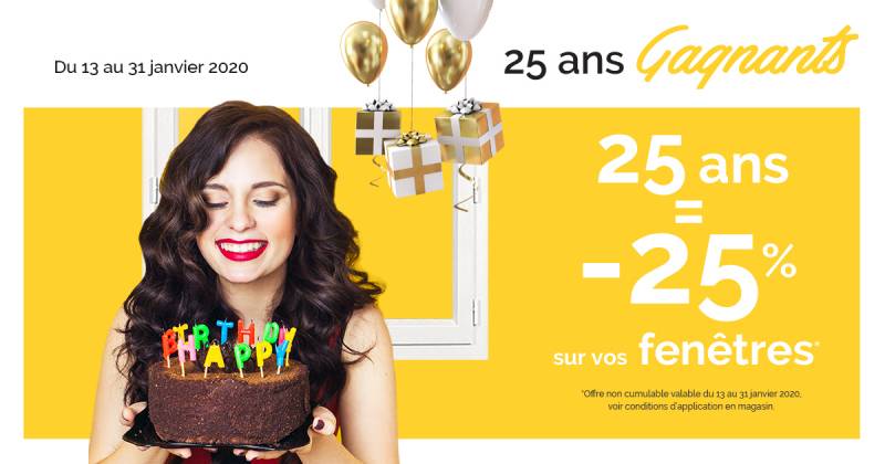 25 ans gagnants!