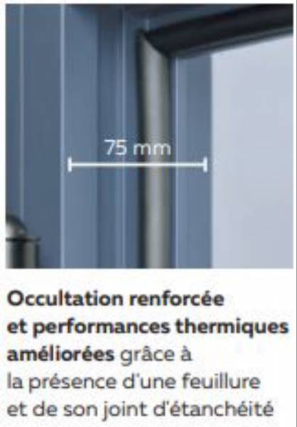 Occultation renforcée et performances thermiques renforcées