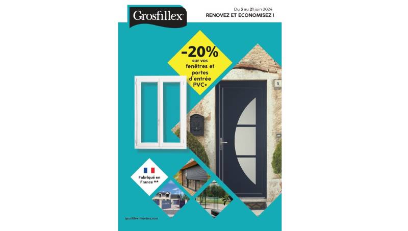 Rénovez et économisez ! Du 03 au 21 juin Rénovez et économisez ! du 03 au 21 juin 2024 profitez de -20% sur vos fenêtres et portes d'entrée PVC* chez Ligne Azur à Saint-Aunès, profitez de -20% sur vos fenêtres et portes d'entrée PVC * chez Ligne Azur à Sa
