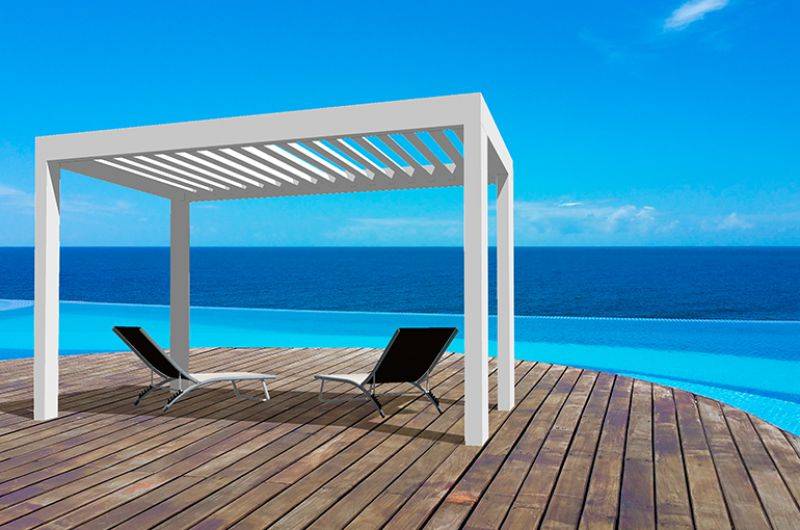 Pose d'une pergola bioclimatique à Montpellier et ses environs