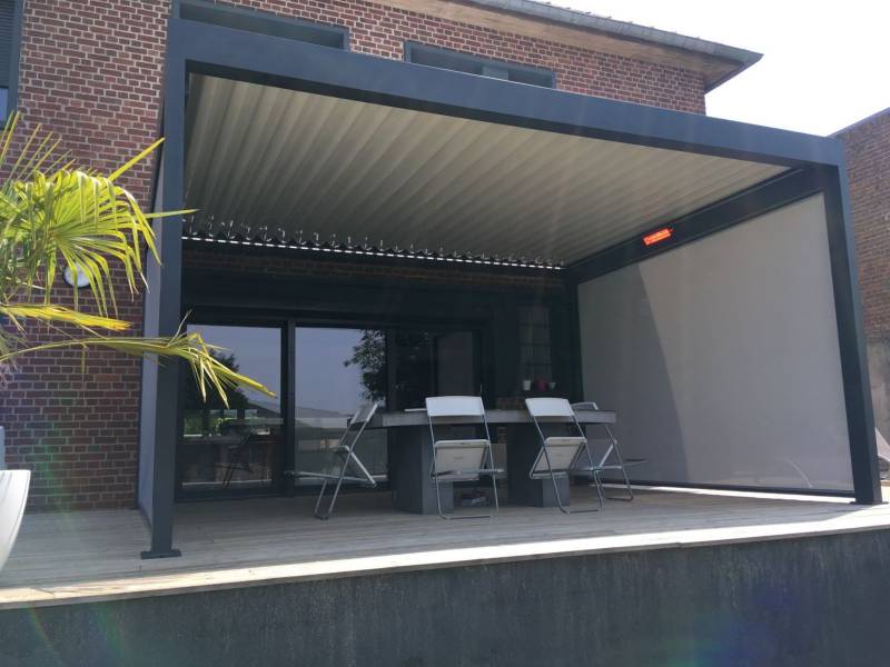 Pergola en aluminium sur mesure  IZI avec option chauffage