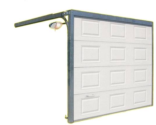 Porte de garage sectionnelle à cassettes