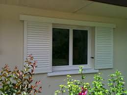 Volet aluminium blanc coulissant