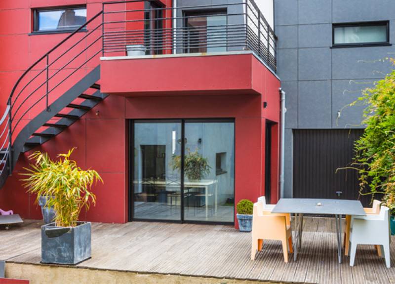 Coulissant 2 vantaux vue extérieure