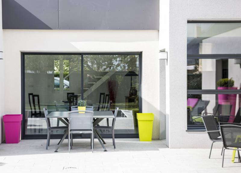 Coulissant 2 vantaux vue extérieure
