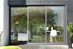 Coulissant 3 vantaux vue extérieure