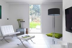 Fenêtre à la française K Line vue intérieure