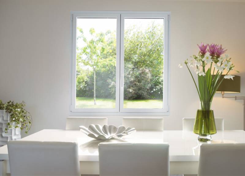 Fenêtre à la française K Line vue intérieure